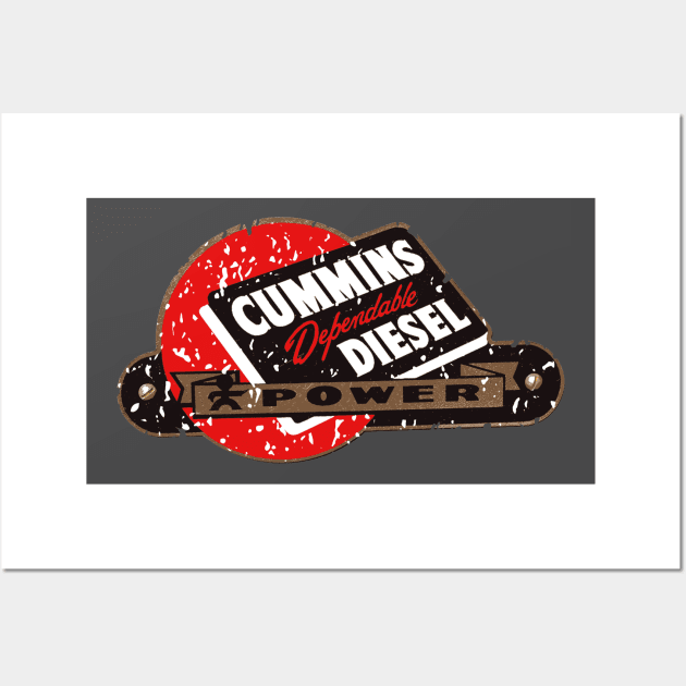 Vintage American Diesel Wall Art by Midcenturydave